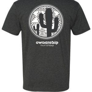 Ownership That Sticks - Cactus - Challenge A Tee - Charcoal