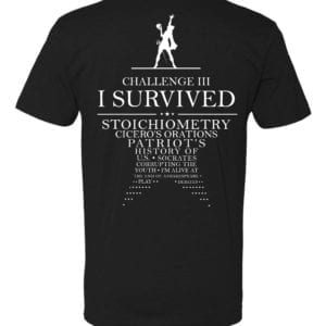 Survivor - Challenge 3 Tee - Black
