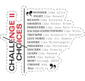 challenge II choices sticker