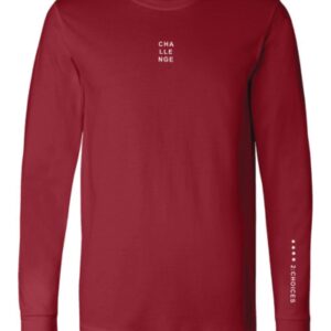 Challenge 2 - Long Sleeve - Red or Vintage Navy