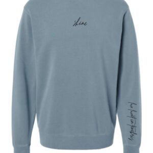 Shine - Crewneck Sweatshirt - Vintage Maroon or Blue