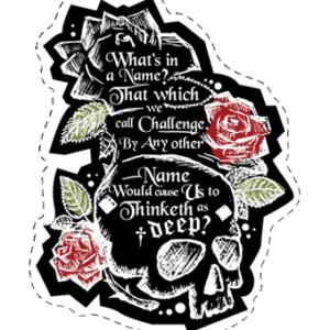 Challenge 3 Shakespeare Sticker